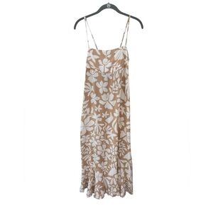 Abel the label Floral Spaghetti Strap Maxi Dress size XS